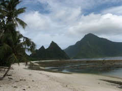 Ofu (left) and Olosega (right), National Park of American Samoa, 2009