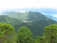Huahine viewed from Mt. Turi, Society Islands, 2008
