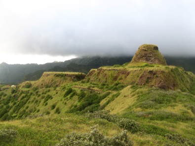 Ancient fort on Rapa, Austral Islands, 2008