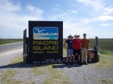 Josh (UA), Alec (UA, now Duquesne), and David at Padre Island National Seashore, Texas